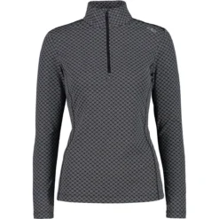 CMP Printed Sweat Damen Rollkragenpullover