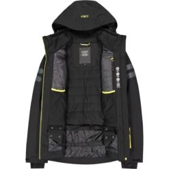 CMP Jacket Zip Hood Herren Skijacke 7 CMP Jacket Zip Hood Herren Skijacke -Fischer Verkäufe cmp 31w0367 u901 detail2
