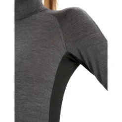 Icebreaker ZoneKnit 260 Half Zip Damen Rollkragenpullover 16 Icebreaker ZoneKnit 260 Half Zip Damen Rollkragenpullover -Fischer Verkäufe icebreaker 0a56hi ib585 detail4