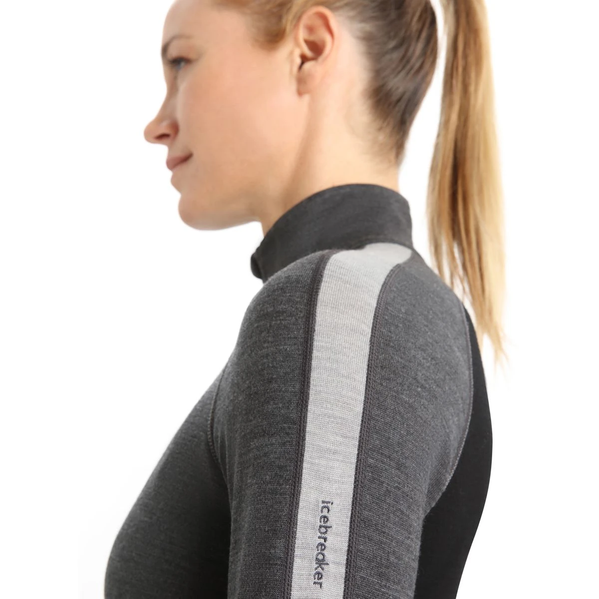 Icebreaker ZoneKnit 260 Half Zip Damen Rollkragenpullover 10 Icebreaker ZoneKnit 260 Half Zip Damen Rollkragenpullover – Bild 10